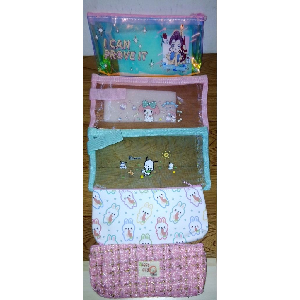 Tas/ Pouch Jaring/ Tempat Pensil/ Pouch Makeup