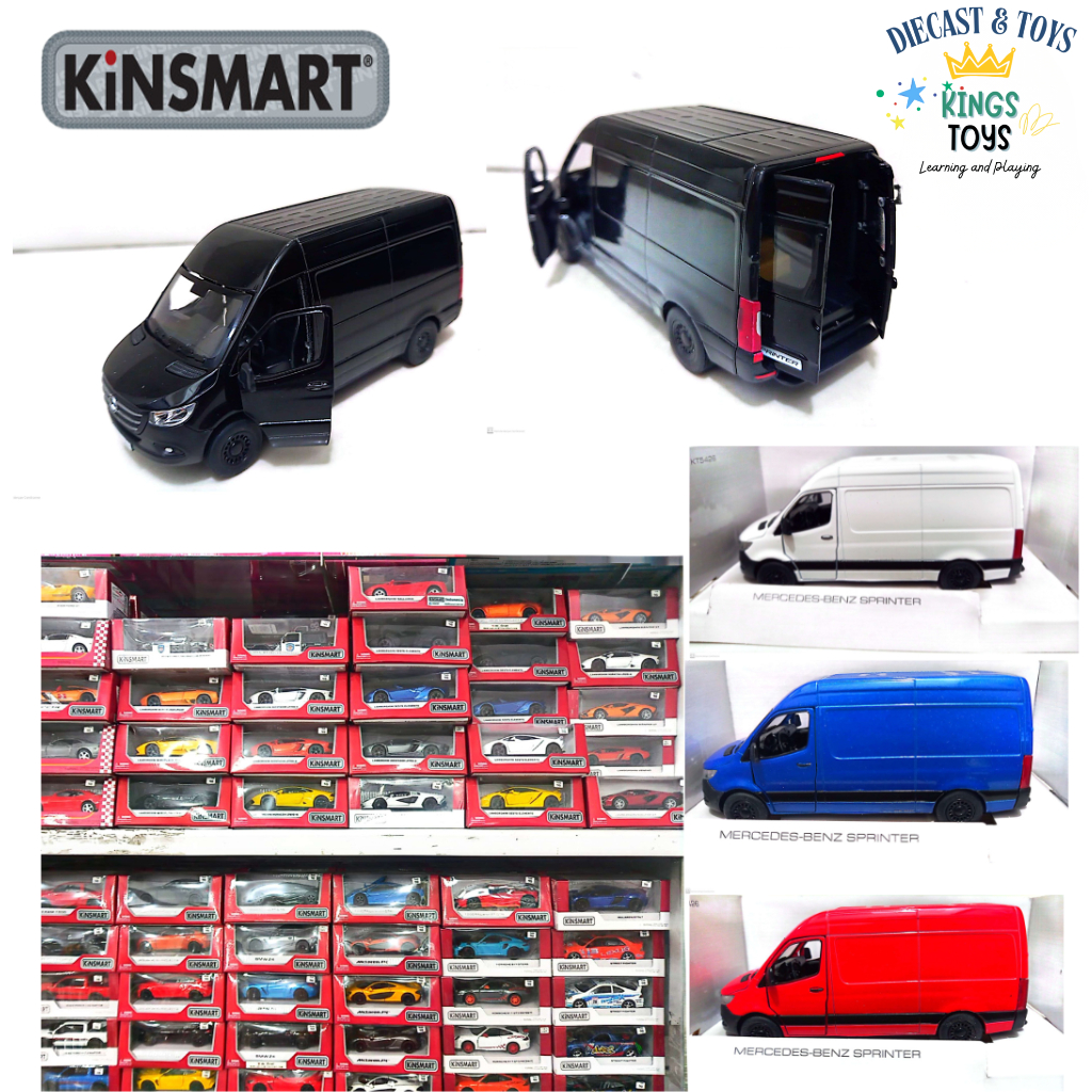 Diecast kinsmart Mercedes Benz Sprinter Scala 1:32
