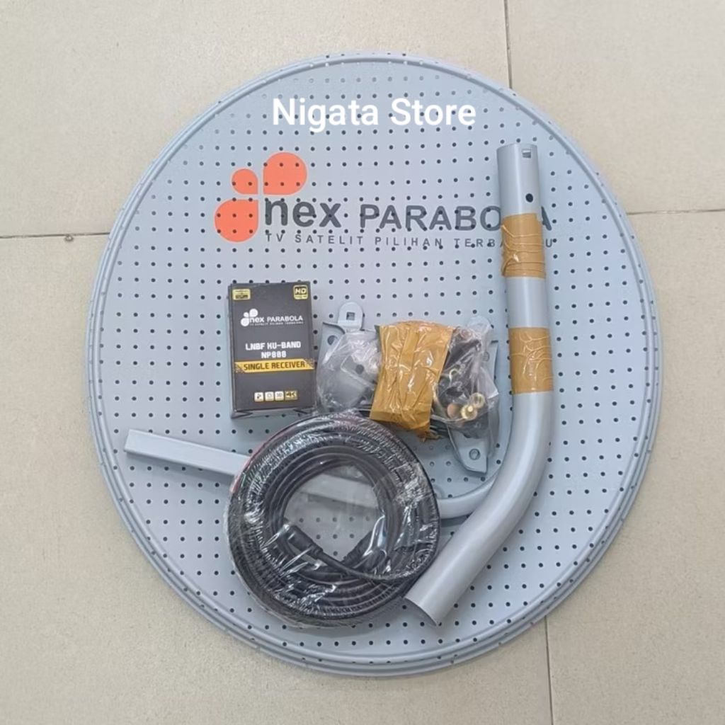 Dish parabola 45 cm Nex Parabola mini tipe bolong (mess)