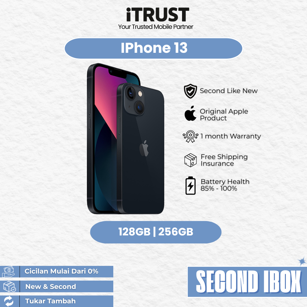 Iphone 13 128GB/256GB Second IBOX