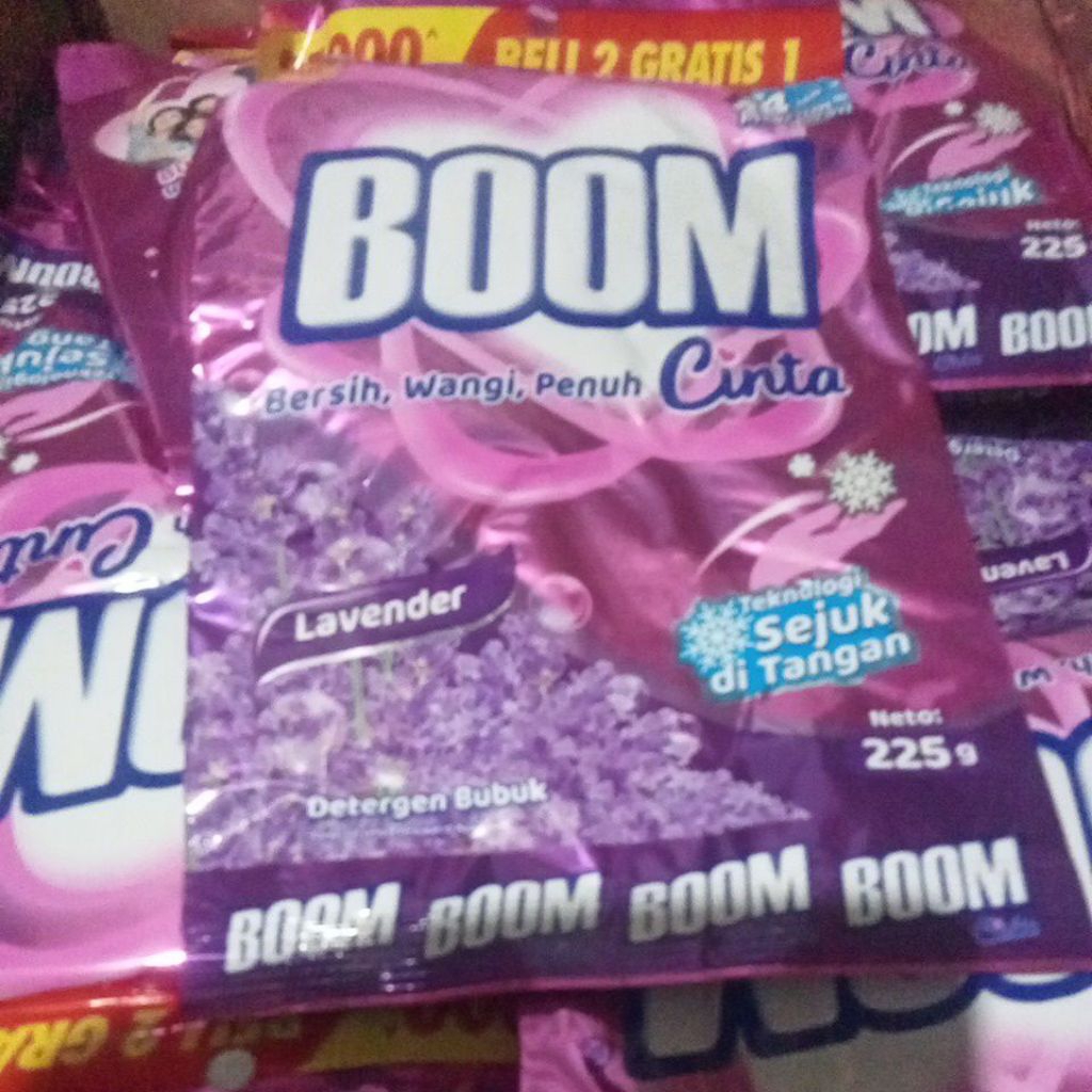 detergen bubuk/sabun cuci baju BOOM 5000an