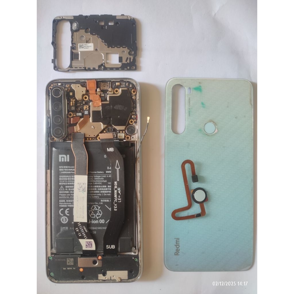 Penutup Mesin Redmi Note 8