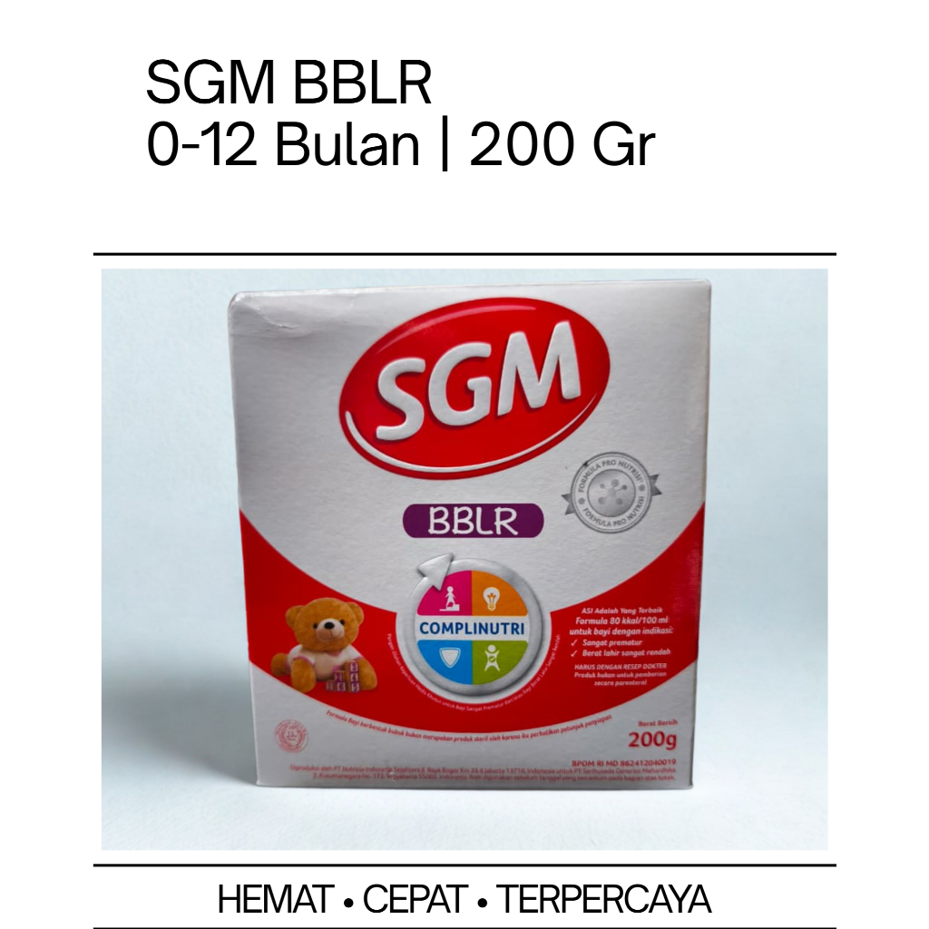 SGM BBLR Bayi 200gr / Susu Formula Bayi Prematur