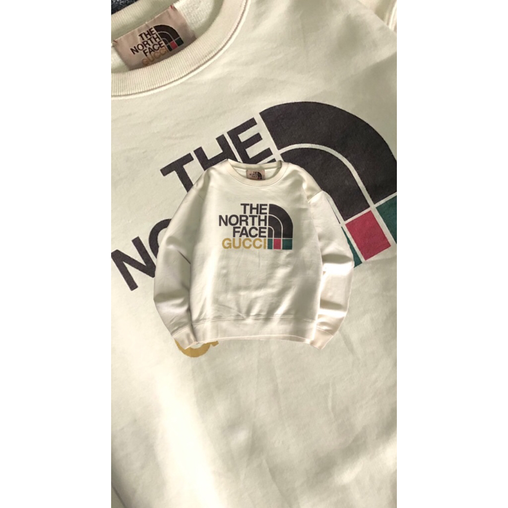 crewneck tnf x gucci
