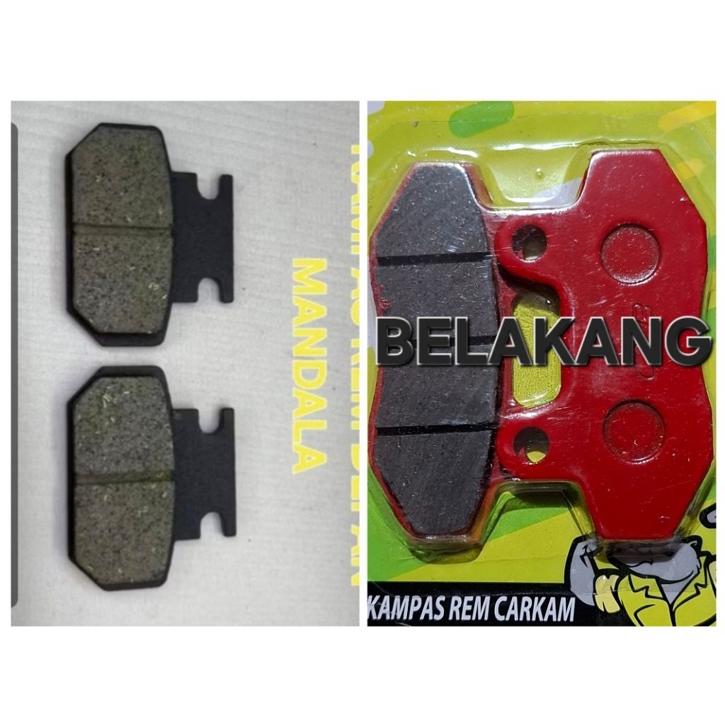 KAMPAS REM VOLTA MANDALA 403 MOTOR LISTRIK DEPAN/BELAKANG