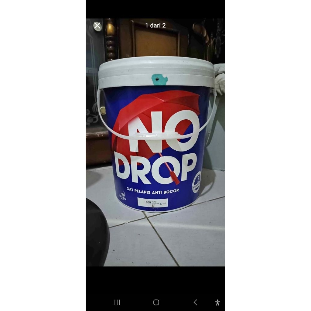 No Drop 20 kg/Pail Warna Putih