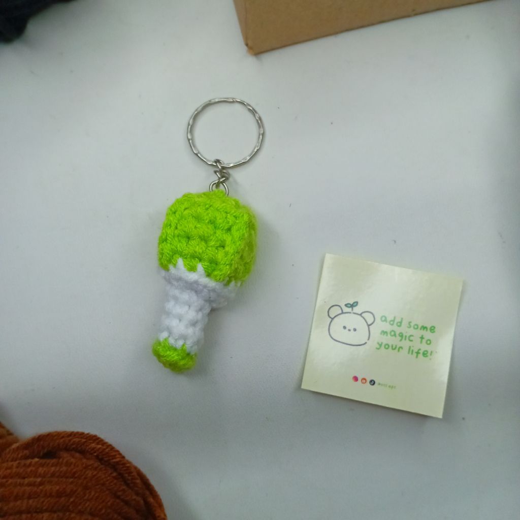 Gantungan Kunci Lightstick Rajut KPOP | Bagcharm Aksesoris NCT NCTzen Neobong