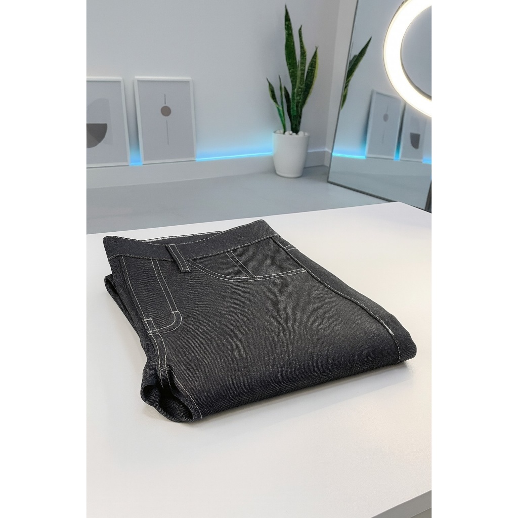 CELANA DENIM SELVEDGE 15Oz MOTIF SAKU POLOS | SELVEDGE DENIM POLOS | CELANA SELVEDGE RAW DENIM POLOS