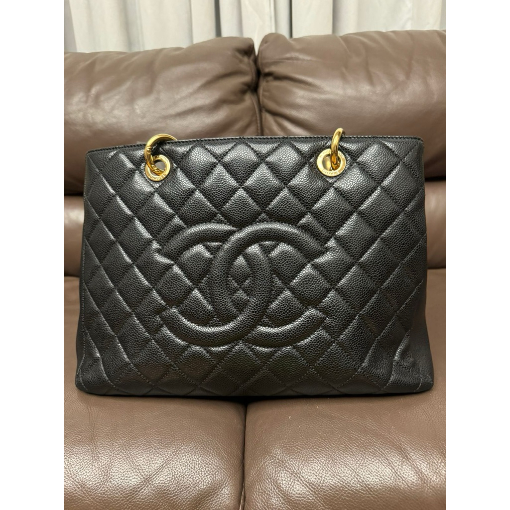 GST GHW Caviar Black Chanel Preloved