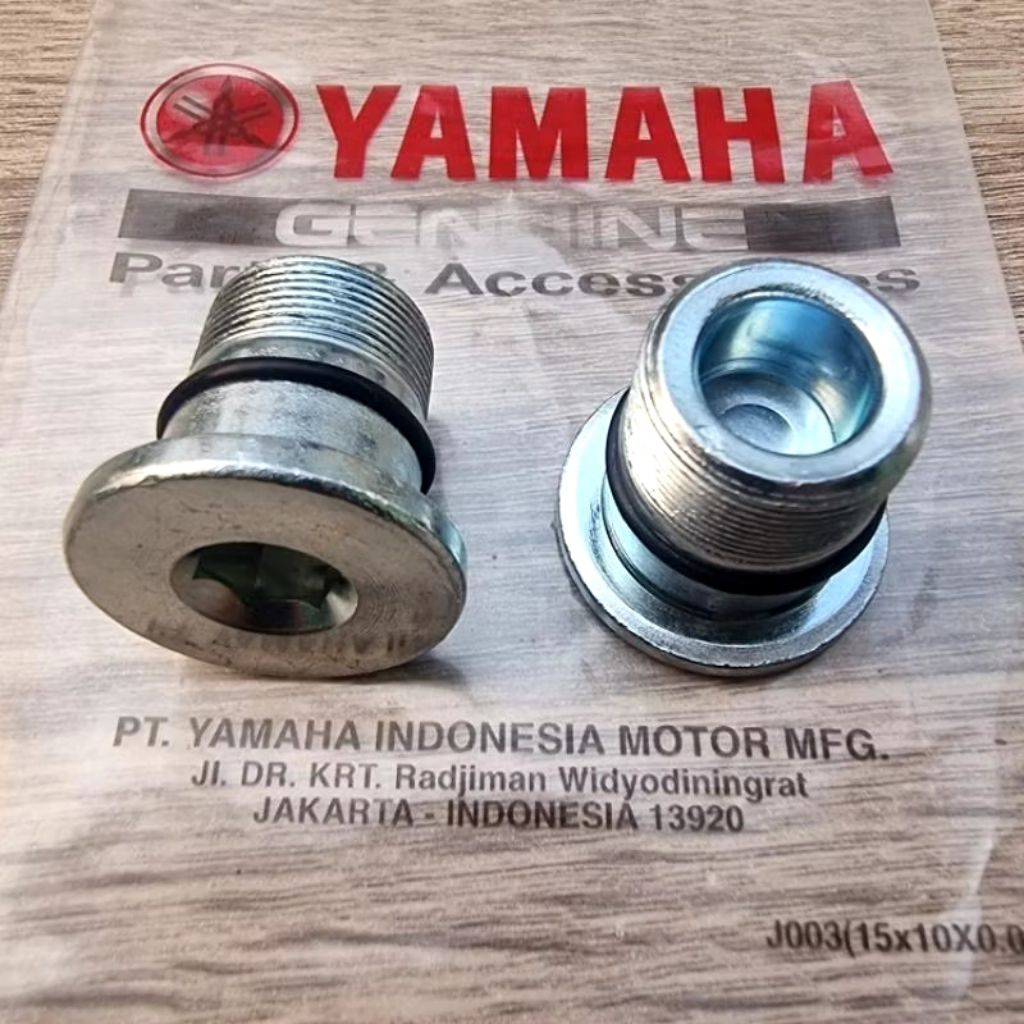 2PCS Baut Tutup As Shock Depan Yamaha Jupiter Z MX Vega R New ZR F1ZR FIZR Force 1 Crypton 1Set + Or