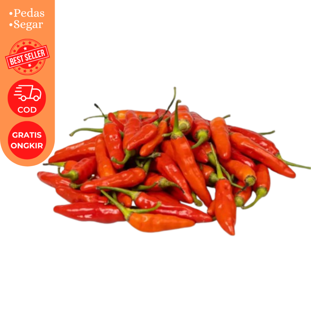 Cabe Rawit Merah 1kg Fresh / Cabe Rawit Merah 1kg murah