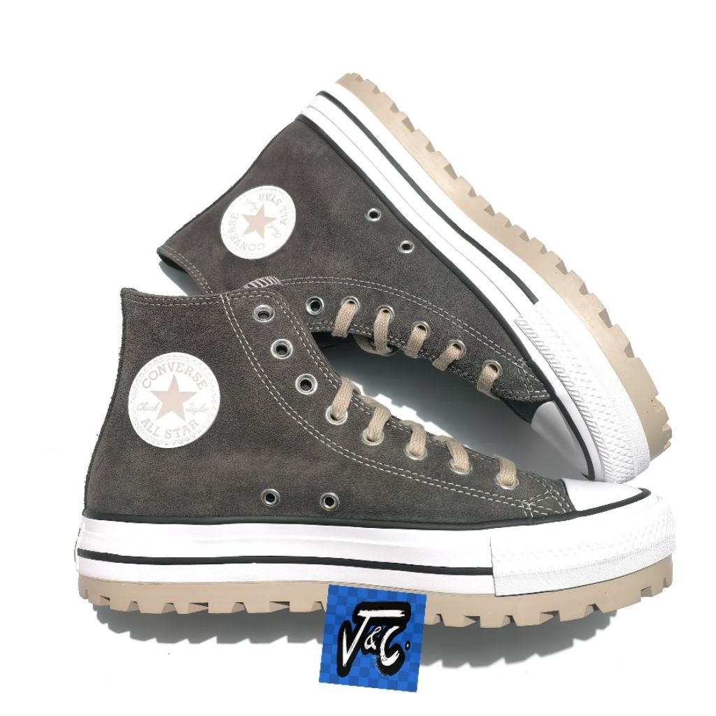 Converse CTAS City Trek Citytrek Outdoor Durable Suede Boot Traction CX Hi Mudguard