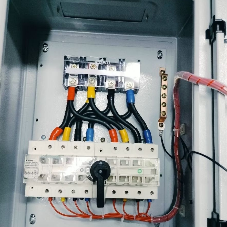 Panel Pln Genset Cos VM1 4P 80Amper Box 30x40x20 plat 1,2mm Indoor