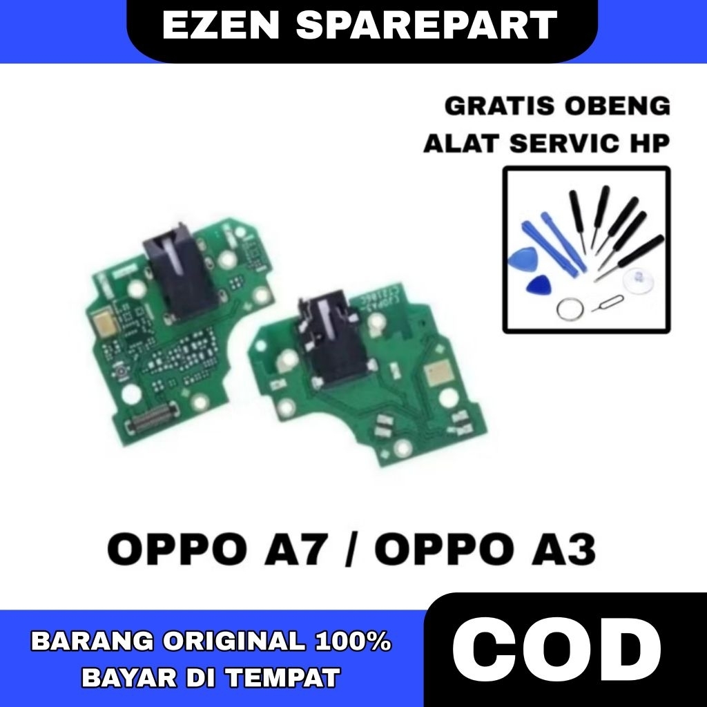 FLEXIBLE OPPO F7 / OPPO A3 MIC + BOARD CONECTOR HANDSFREE HF ORI