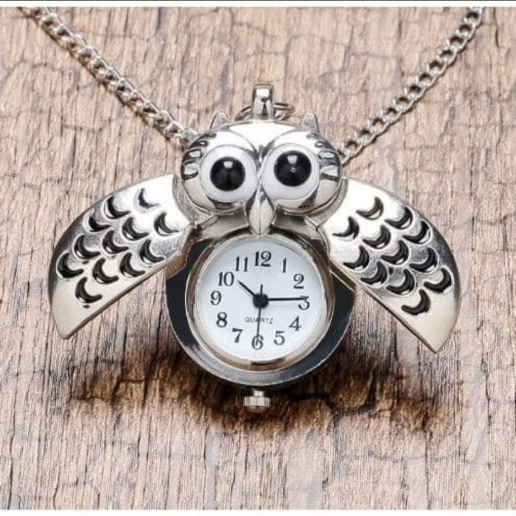 jam kalung burung hantu jam saku