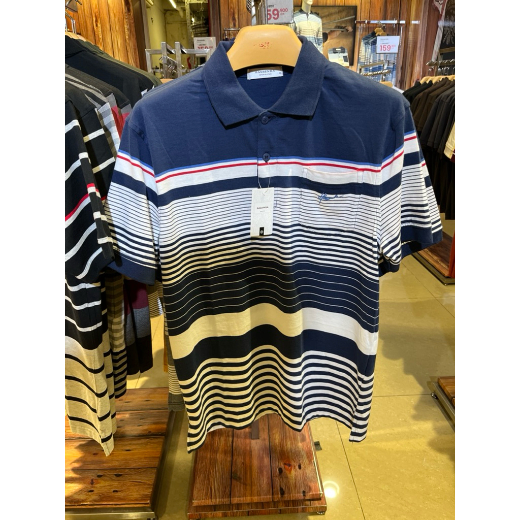 HASSENDA KAOS POLO LENGAN PENDEK PRIA 100%