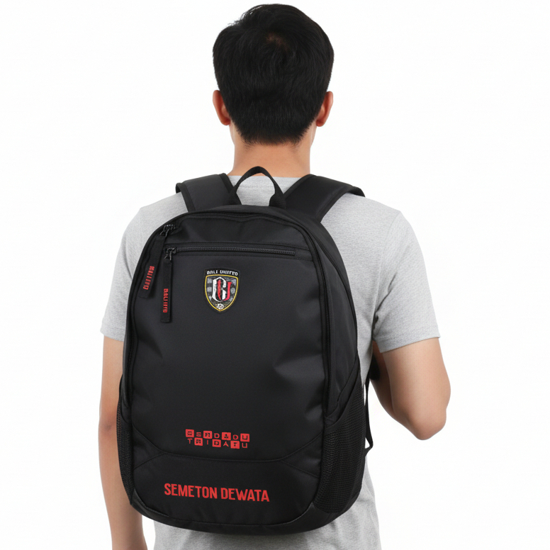 TAS RANSEL BACKPACK PUNGGUNG GENDONG BALI UNITED BONUS RAINCOVER