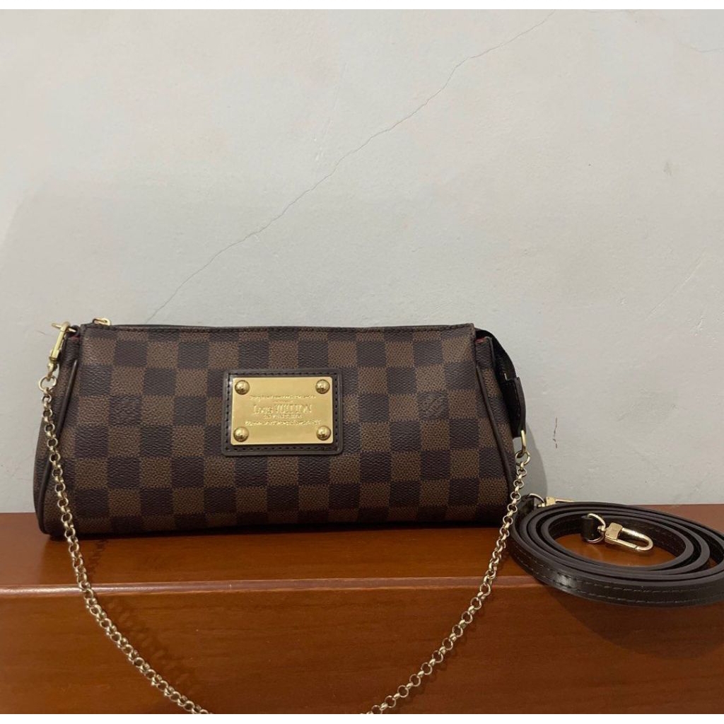 LV Eva Pochette Damier 2006 Preloved