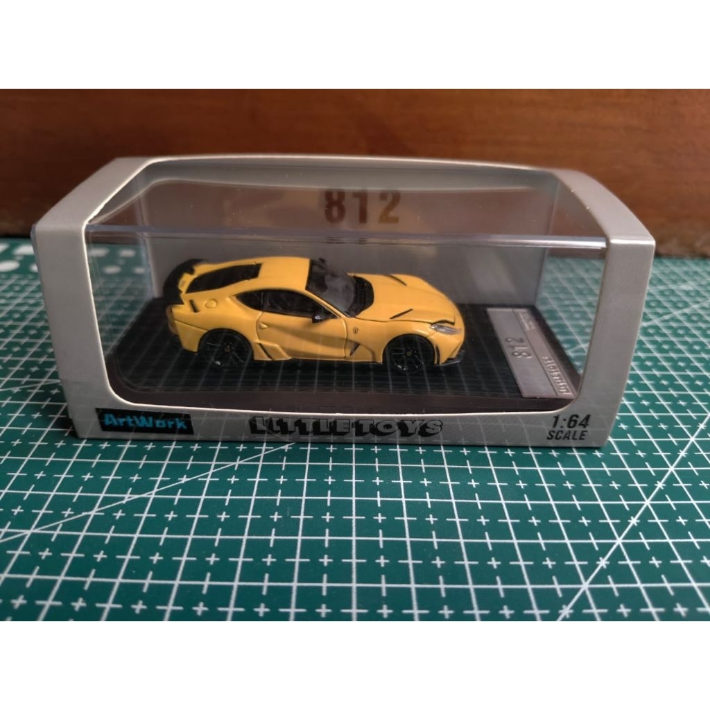 Little toys ferrari 812 yellow unsealed