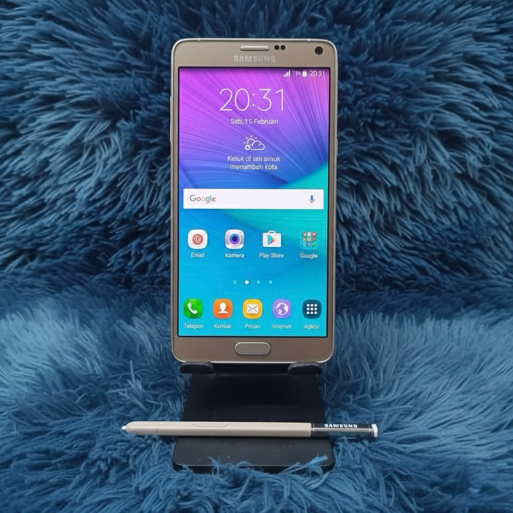 SAMSUNG GALAXY NOTE 4 Ram 3/32GB Second Original Ex Garansi Resmi SEIN Murah Kualitas Terbaik / Hp A