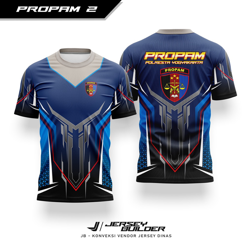 Kaos Jersey PROPAM POLDA BABELFullprinting / Kaos PROPAM POLRI / jersey polisi / Kaos Polisi PROPAM 