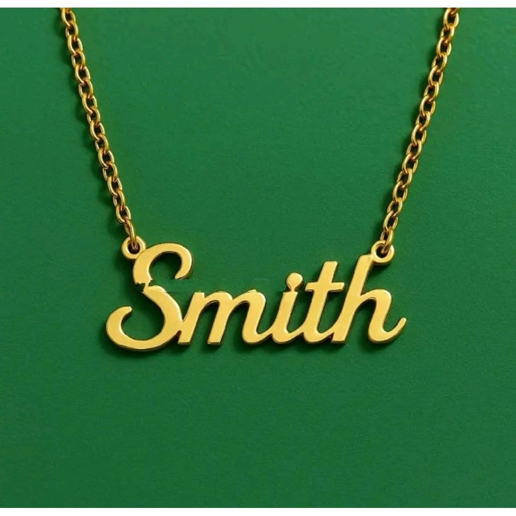 kalung liontin batu hijau smt