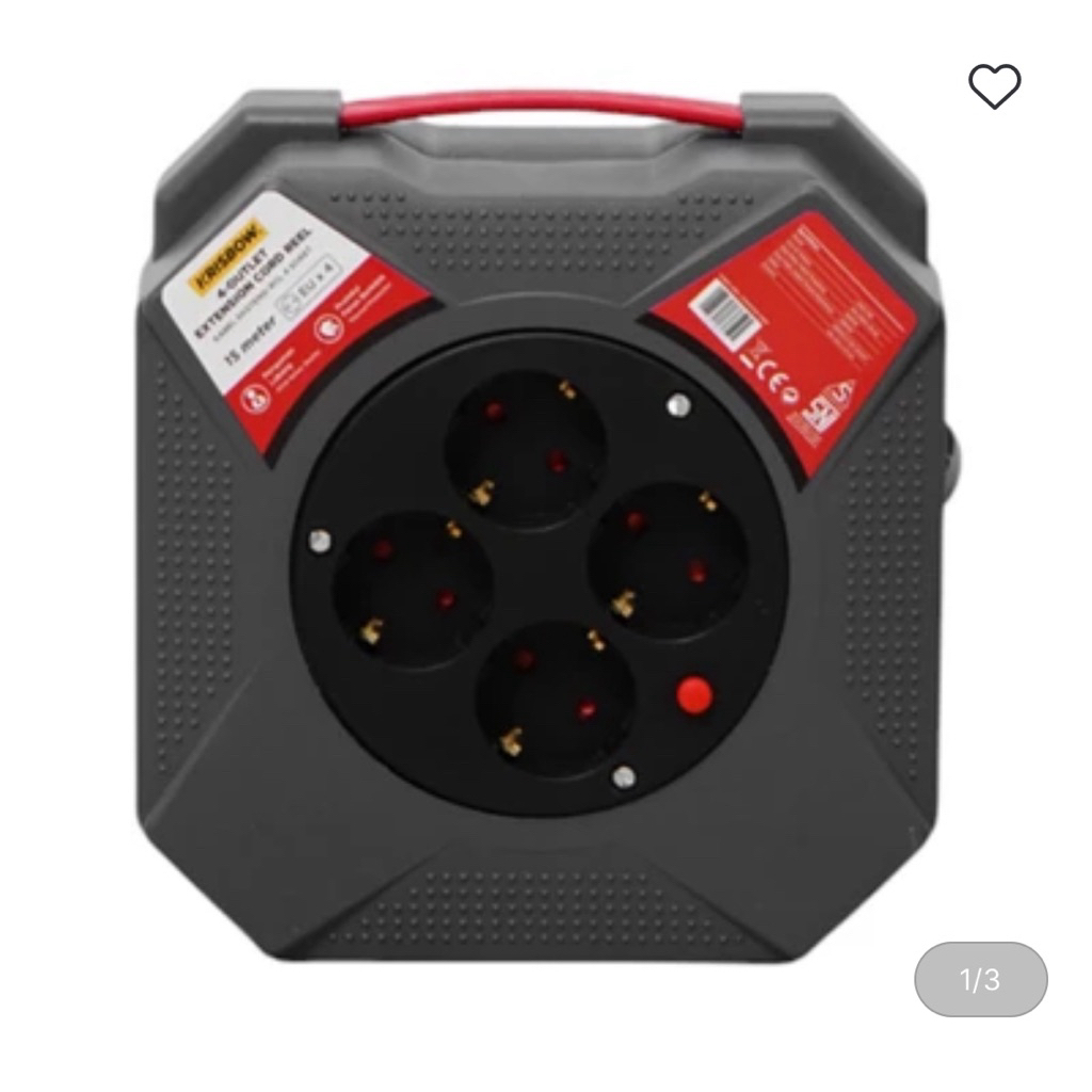 Krisbow kabel roll 15 meter dijamin Berkualitas dan Original