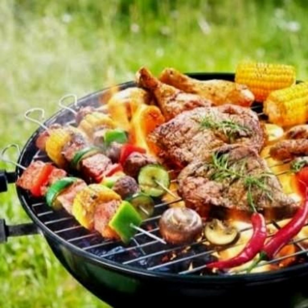 Bbq grill panggangan arang hitam