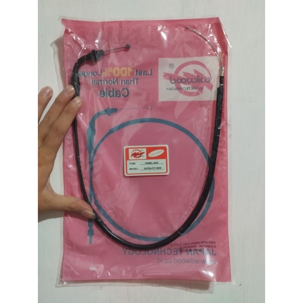 kabel gas tali gas standard Motor supra fit new 1pcs WILWOOD