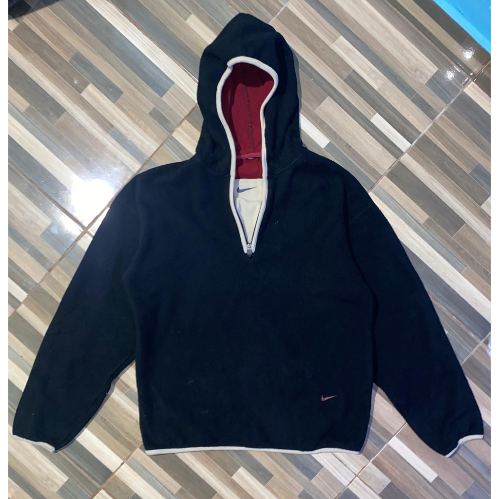 NEGO!!! Hoodie Halfzip Nike Center Logo