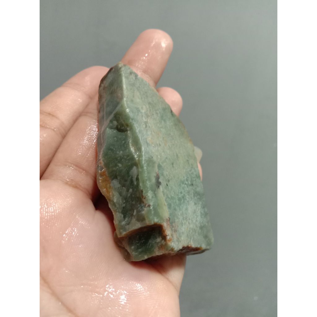 Rough Bahan Jadeite Jade Nabire Papua / Giok Nabire
