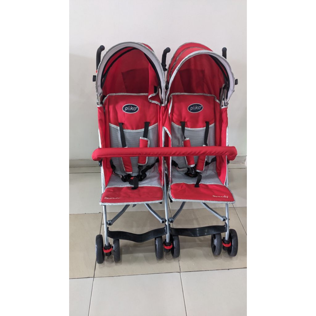 Preloved Stroller pliko twin