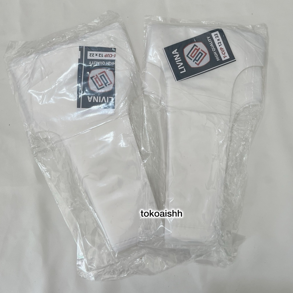 T cup - plastik cup 1 gelas - Kantong Gelas Takeaway - kantong cup gelas bening - PLASTIK cup gelas 