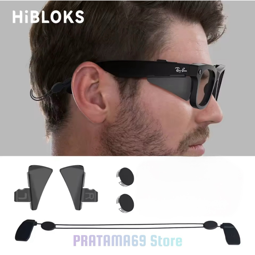 Case Penutup Lampu Led Light Kacamata RayBan Meta