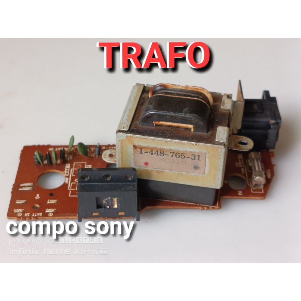 Trafo compo sony original   Trafo 1-448-765-31   Trafo mini compo sony original    Trafo sony origin