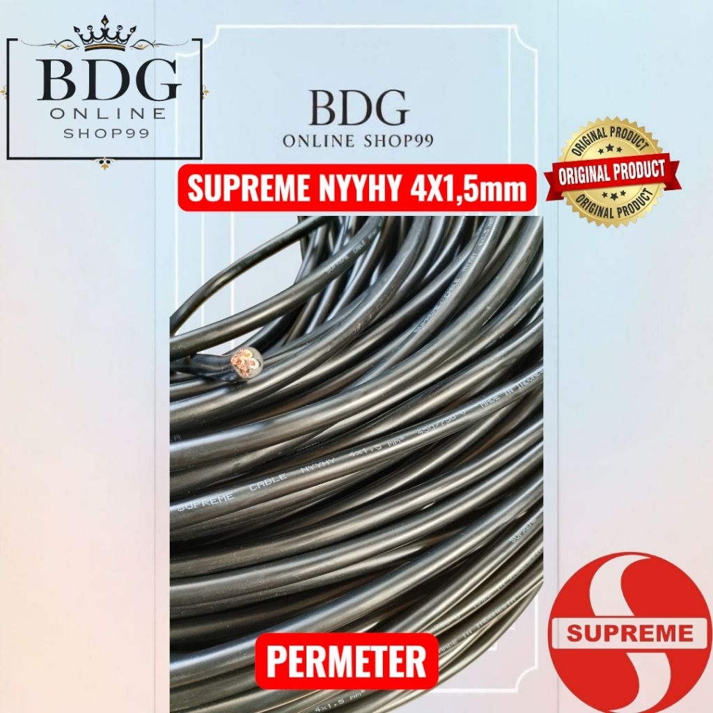 KABEL NYYHY 4X1,5mm (PERMETER) SUPREME NYYHY 4X1,5mm