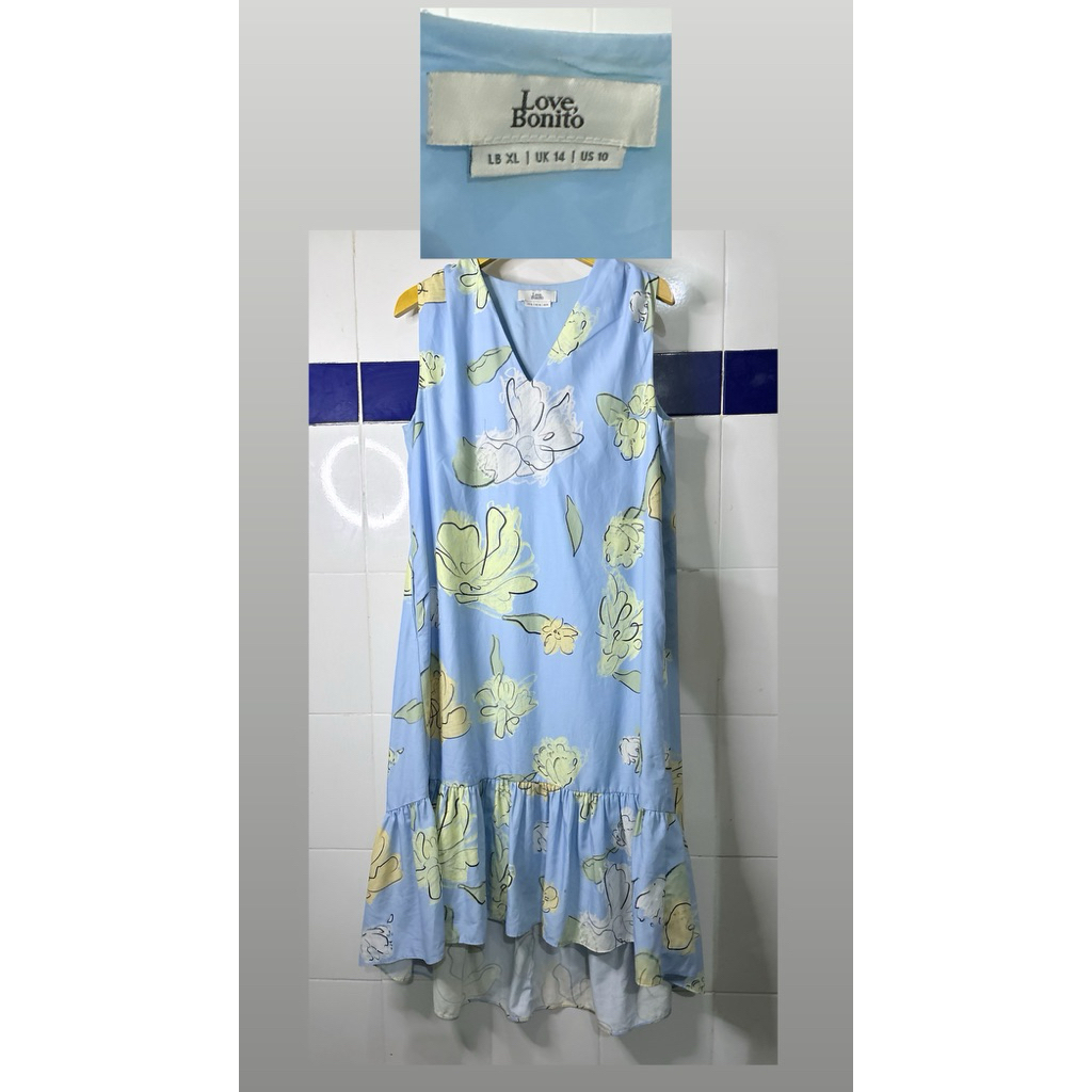 dress love bonito blue bunga bunga