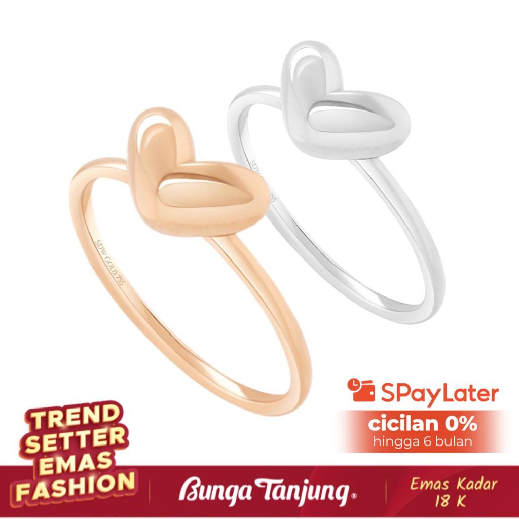 CINCIN GOLDEN LOVE SERIES - SDW GOLD - EMAS 18K - BUNGA TANJUNG GOLD