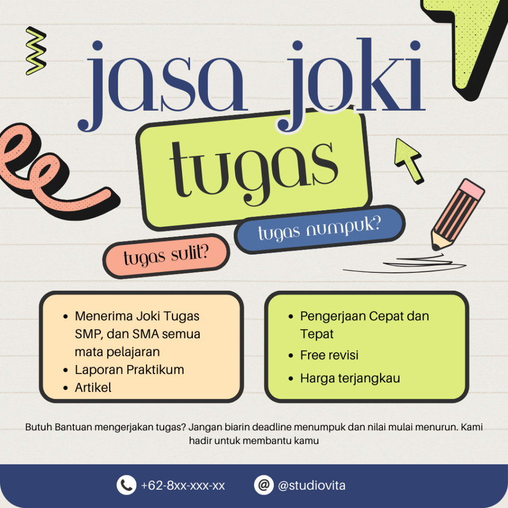 Bantuan Penulisan Dokumen Akademik & Profesional dan Jasa Tugas