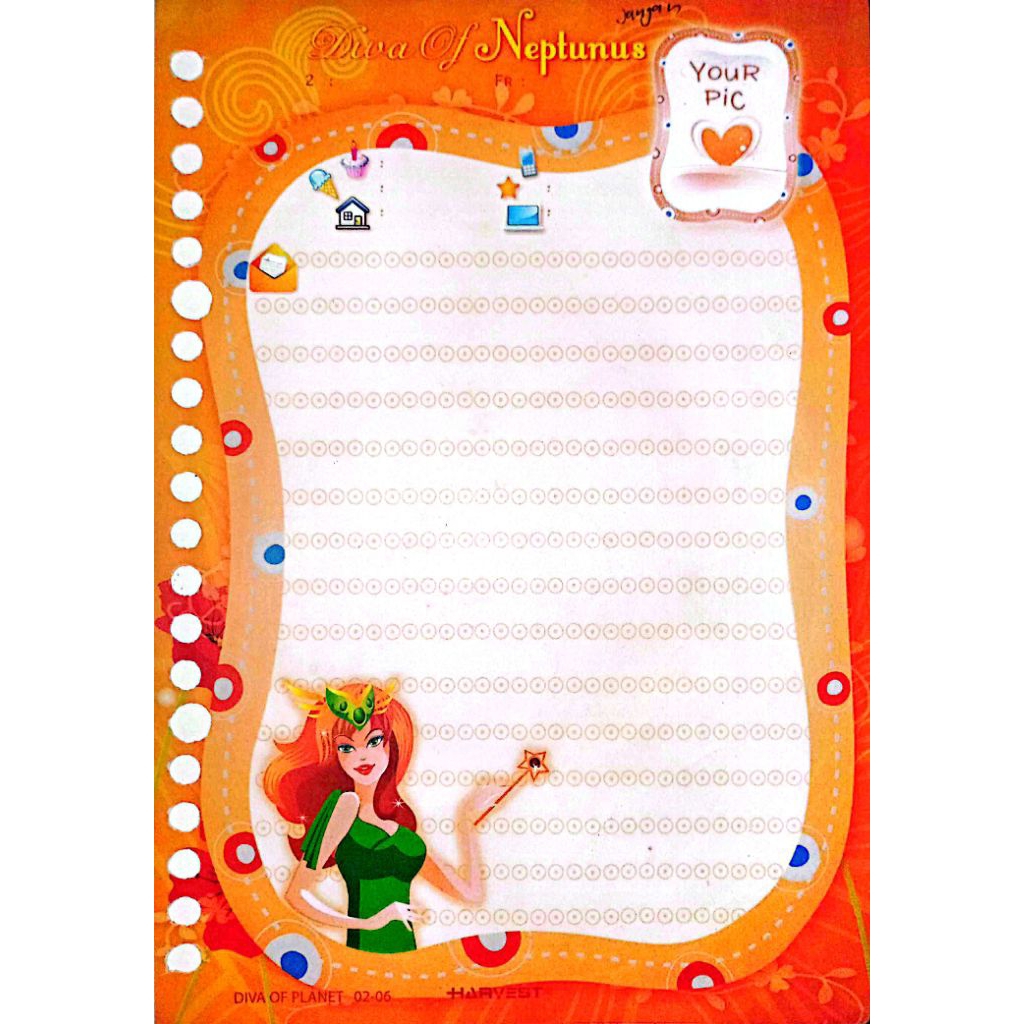 Isi kertas binder HARVEST SERIES MISS loose leaf A5 / WAJIB BACA DESKRIPSI ‼️