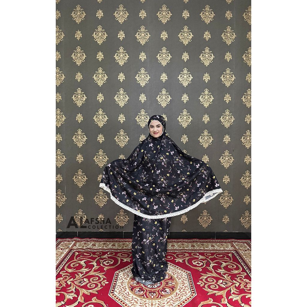 Mukena Al Afsha Micro Katun Dewasa Jumbo Free Tas