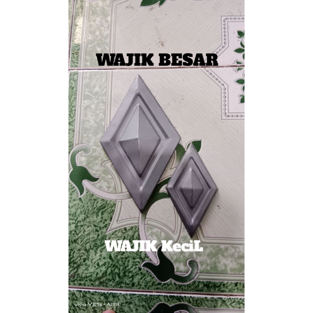 WAJIK BESAR & WAJIK KECIL ornamen pagar pintu