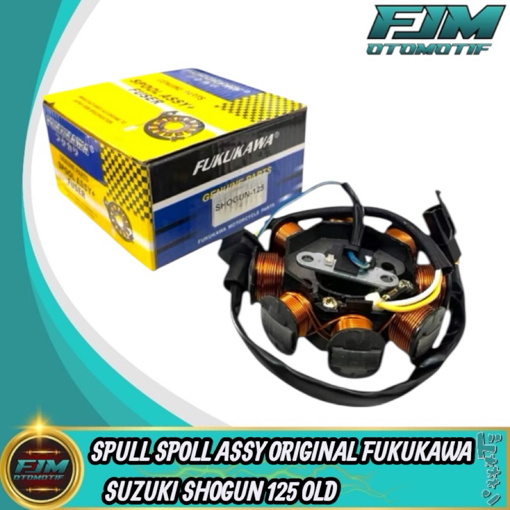 Spull Spoll Pengapian Assy + Pulser Shogun 125 Old Fukukawa Spoll Spull Assy + Pulser Shogun 125 Old