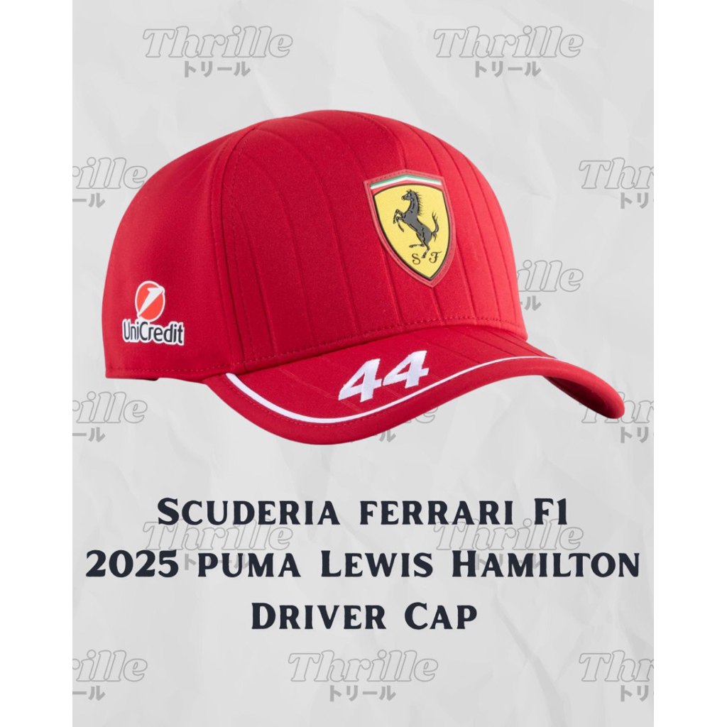 Topi Scuderia Ferrari F1 Puma 2025 Lewis Hamilton Driver Cap ORIGINAL