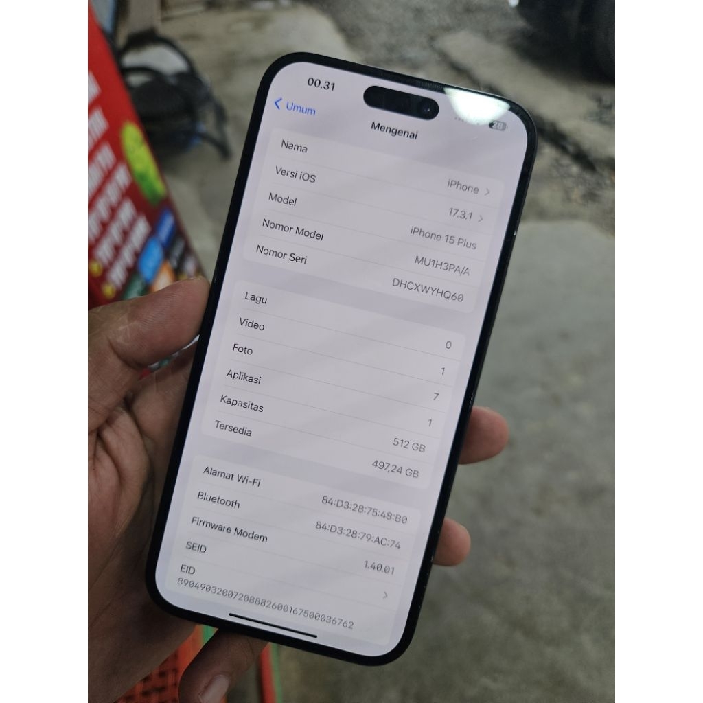 IPHONE 15 PLUS IBOX 512 GB. TERMURAH. BYPASS