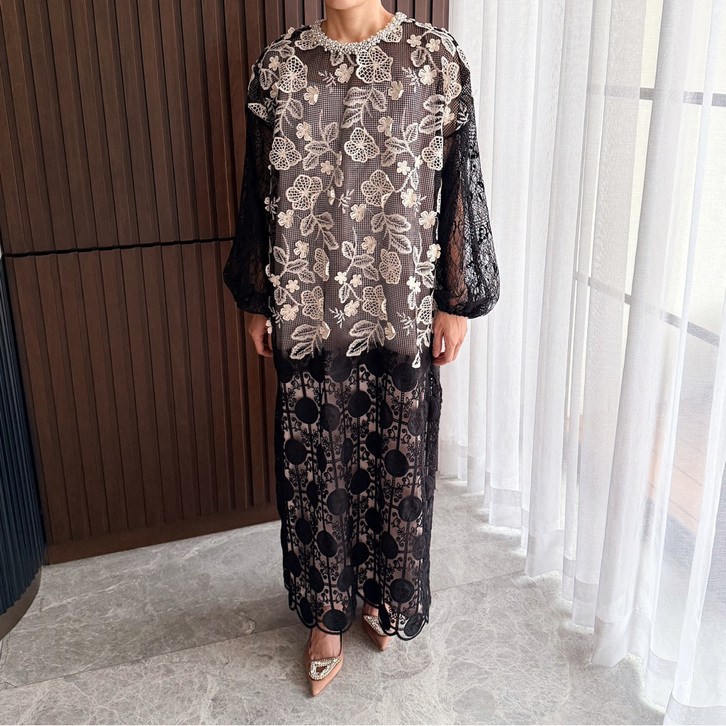 KINA ATELIER - Marigold Dress in black