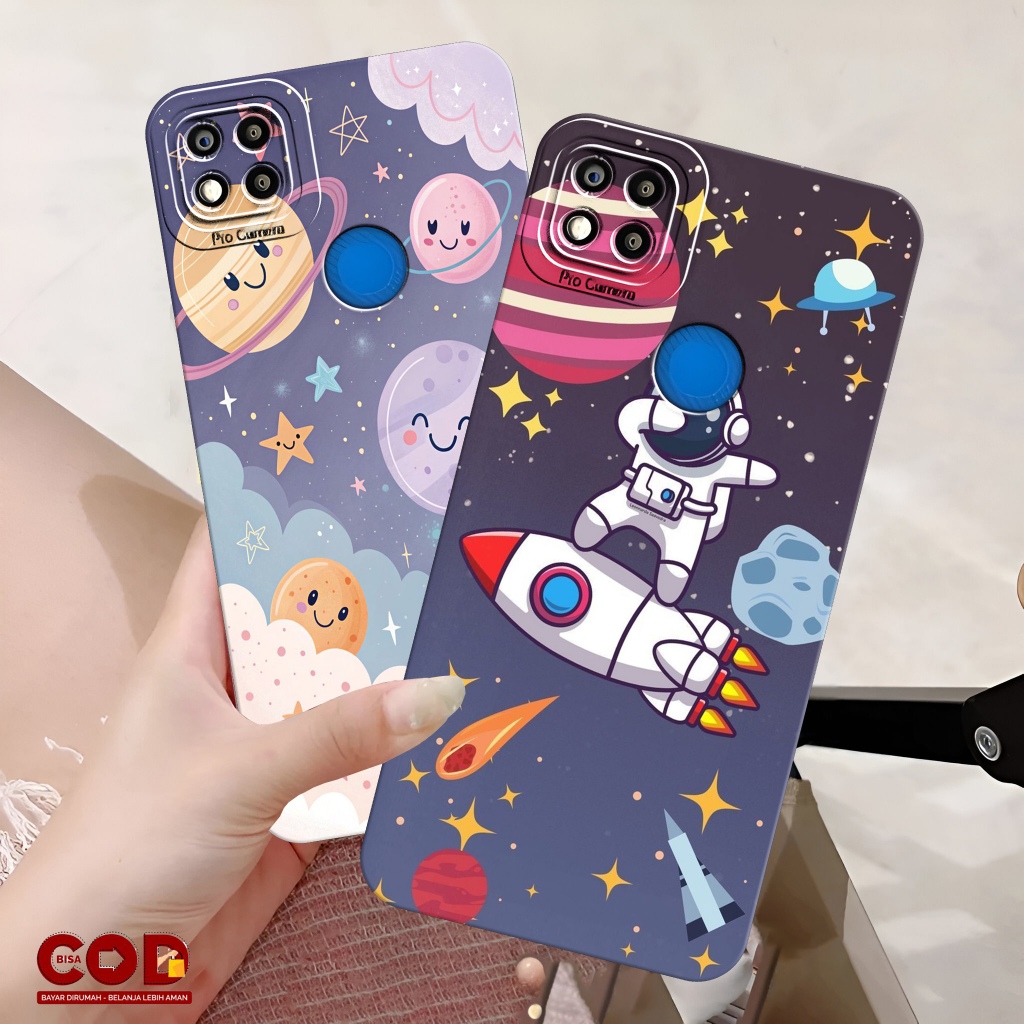 Case Hp Redmi 9C / Redmi 10A / Redmi 9A / Redmi 10C / Poco C40 Silikon Tpu Lentur Fashion Case Motif
