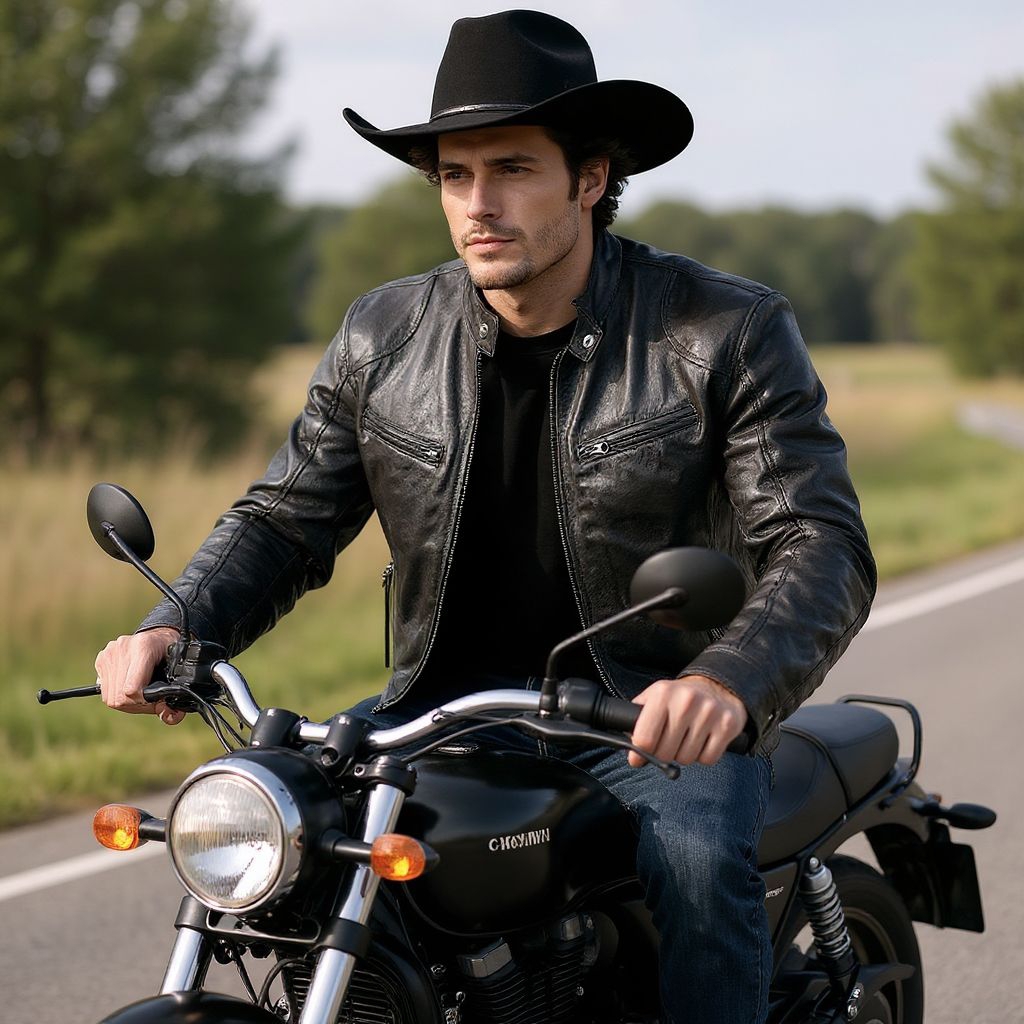 Jaket Kulit Asli Domba Pria Premium Tebal 1mm – Model Slim Fit Original