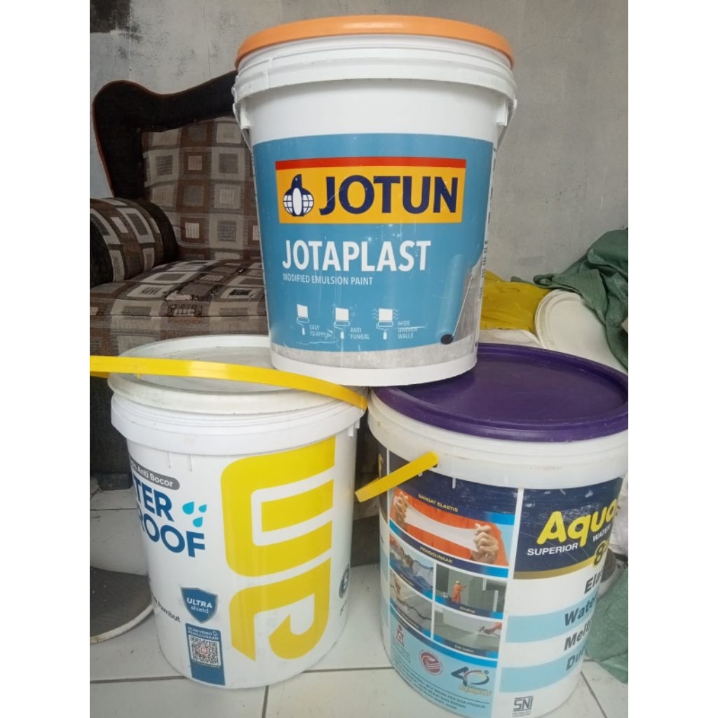 ember bekas cat lengkap tutup sudah bersih uk25kg