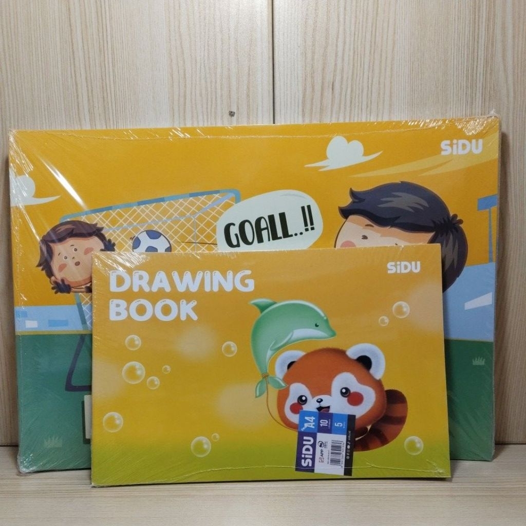 SIDU Buku Gambar/Drawing Book A4 / Drawing book A3 isi 5 Buku [1 Pack]